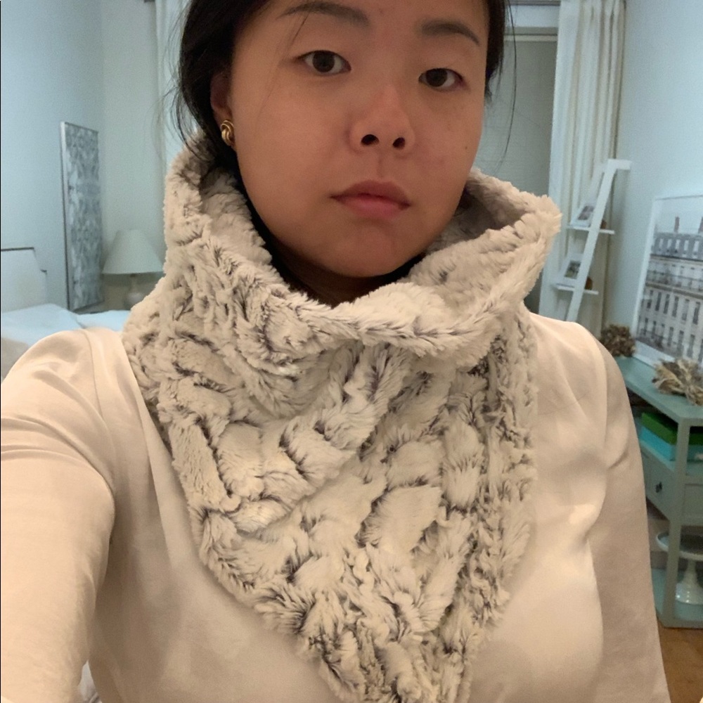 Luxe Faux Fur Cowl Infinity Snood Scarf
